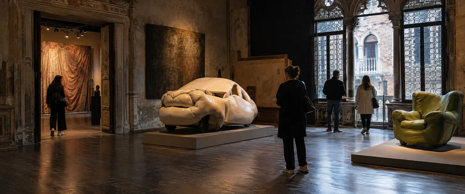 Erwin Wurm at Museo Fortuny: Dreamers in Venice until November
